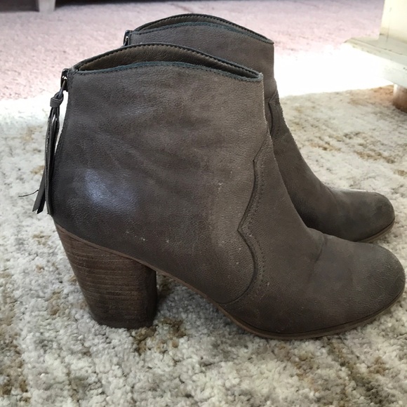 bp Shoes - BP. Trolley Grey Leather Bootie